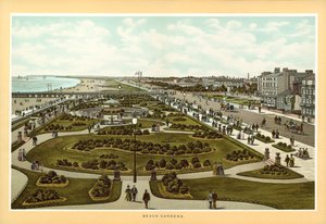 Great Yarmouth: Beach Gardens (litografia a cores) de English School