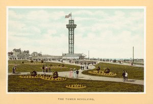 Great Yarmouth: A Torre Giratória (litografia a cores) de English School