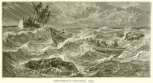 Barco salva-vidas de Greatheads, 1791 de English School