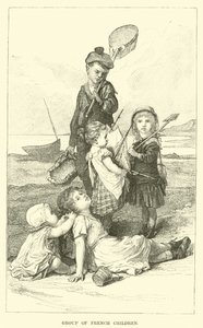 Grupo de crianças francesas de English School