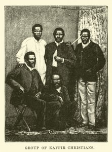 Grupo de cristãos kaffir de English School