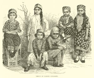Grupo de crianças de Parsee de English School