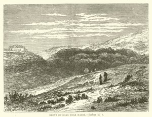Grove of Oaks perto de Hazor, Joshua, xi de English School