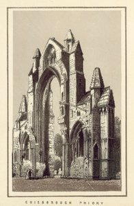 Priorado de Guisborough (litografia) de English School