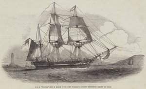 HMS "Plover", enviado em Search of Sir John Franklin