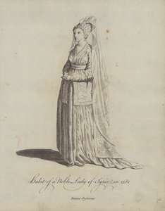 Hábito de uma nobre da Síria em 1581 de English School