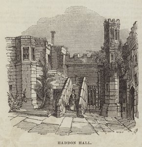 Haddon Hall (gravura) de English School