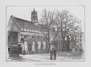 Salão e biblioteca, Gray