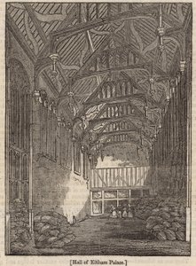 Salão do Palácio de Eltham, Kent de English School