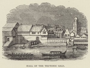 Salão do Grémio Teutónico (gravura) de English School
