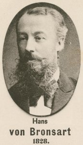 Hans von Bronsart (gravura) de English School