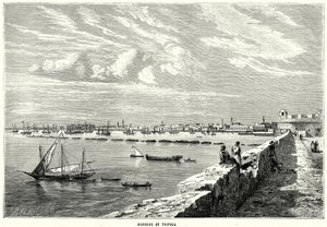 Porto de Tripoli (gravura) de English School
