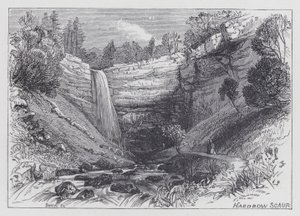 Hardrow Scaur (gravura) de English School