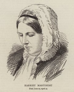 Harriet Martineau (gravura) de English School