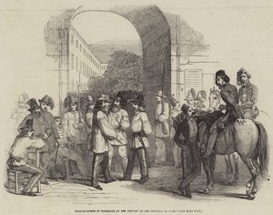Trimestre de Garibaldi, no Convento de San Silvestri, em Roma (gravura) de English School