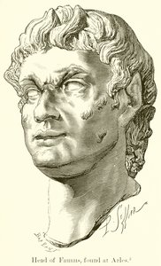 Head of Faunus, encontrado em Arles de English School