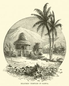 Templos pagãos em Samoa de English School