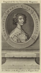Henrietta Maria, rainha de Charles I de English School