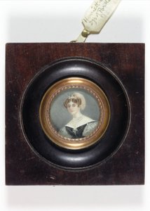 Henrietta Scott, Marchioness de Titchfield, mais tarde Duquesa de Portland (esmalte) de English School