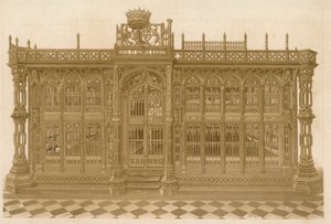 Capela de Henry 7th, Abadia de Westminster, Londres de English School
