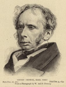 Henry George, Earl Grey (gravura) de English School