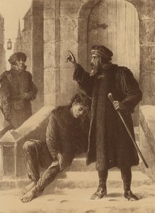 Henry Heath, "Taking him to be a shoplifter calls the watch" (litografia) de English School