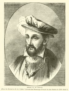 Henrique II da França (gravura) de English School