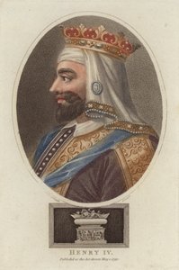 Henrique IV, Rei de Inglaterra (gravura a cores) de English School
