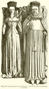 Henrique IV e sua rainha, Joana de Navarra de English School