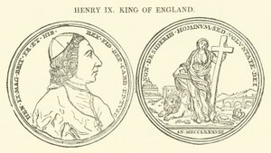 Henrique IX, Rei de Inglaterra (gravura) de English School