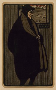 Henry Irving, ator (gravura) de English School