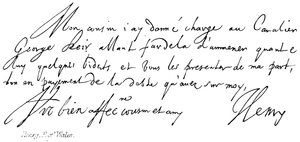 Henry, P de Gales de English School