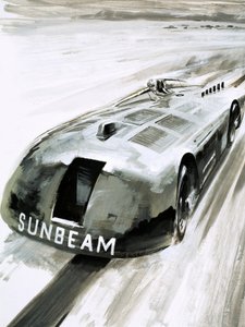 Henry Segrave foi o primeiro homem a quebrar a barreira de 200 mph de English School