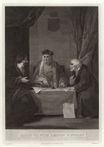 Henry VII com Empson e Dudley de English School