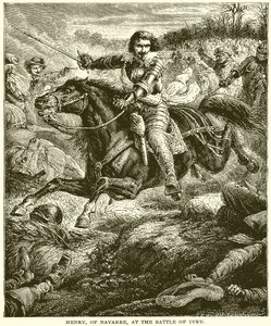 Henry, de Navarra, na Batalha de Ivry