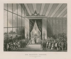 Sua Majestade Boudoir na Grande Exposição de 1851 de English School