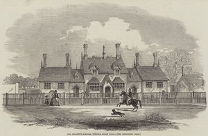 As Escolas de Sua Majestade, Windsor Great Park (gravura) de English School