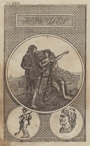 Hércules, antigo herói e deus romano (gravura) de English School