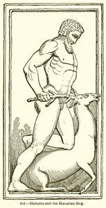 Hércules e o veado Maenaliano de English School