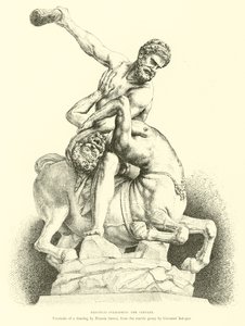 Hércules superando o centauro de English School