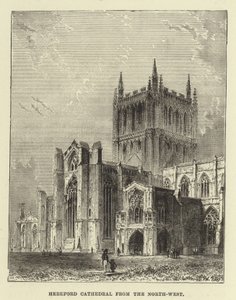 Catedral de Hereford do noroeste de English School