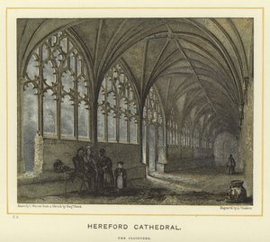 Catedral de Hereford, os claustros de English School