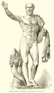 Estátua heróica de Pupienus. (Museu do Louvre) de English School