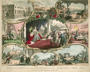 Hieróglifo para o ano agitado 1839 de English School
