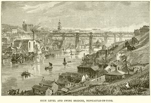 Pontes de alto nível e de balanço, Newcastle-on-Tyne de English School