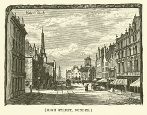 High Street, Dundee (gravura) de English School