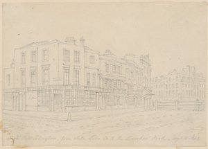 High Street Islington, da White Lion Street, à Liverpool Road, 16 de agosto de 1843 de English School