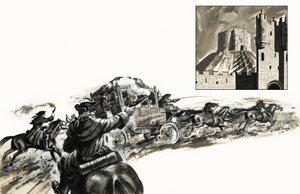 Highwaymen dar perseguição a um treinador de English School
