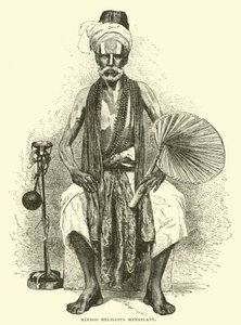 Hindoo mendigo religioso de English School