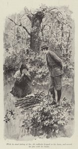 Sua Boa Fada, de Mary Elizabeth Braddon (litho) de English School